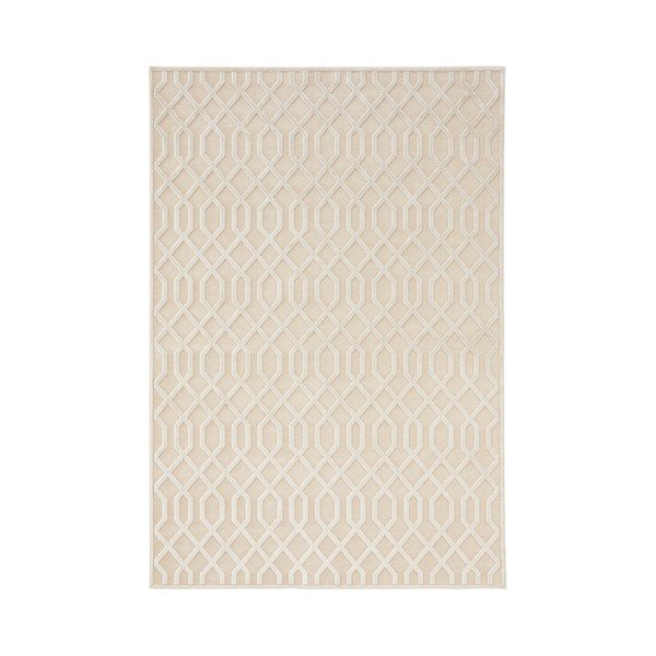 Kremowy dywan z wiskozy Mint Rugs Caine, 160x230 cm