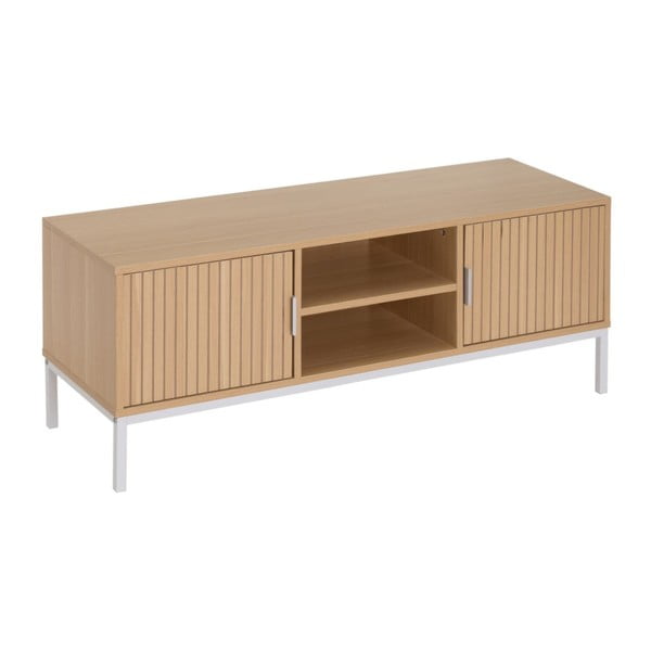 Szafka pod TV w dekorze dębu w naturalnym kolorze 120x45x40 cm Mid-Lines – Casa Selección