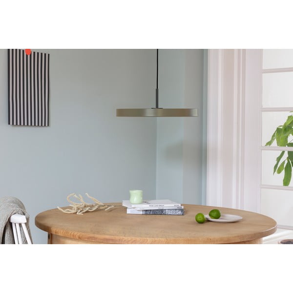 Jasnobrązowa lampa wisząca LED z metalowym kloszem ø 43 cm Asteria Medium – UMAGE-image-3