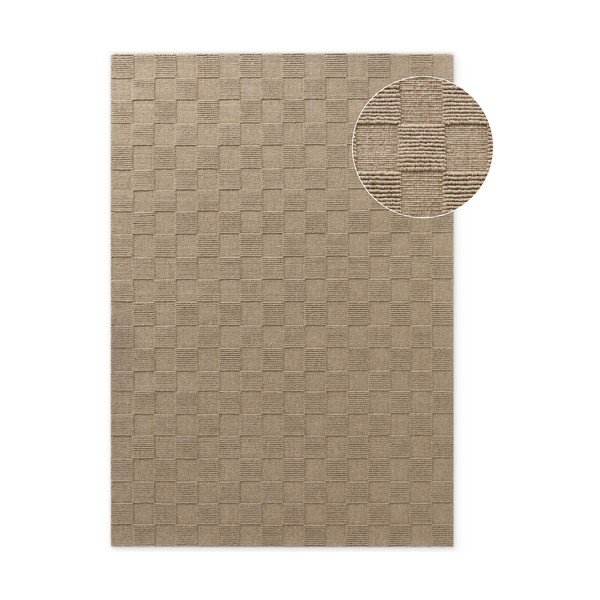 Brązowy wełniany dywan tkany ręcznie 160x230 cm Scala – Villeroy&Boch