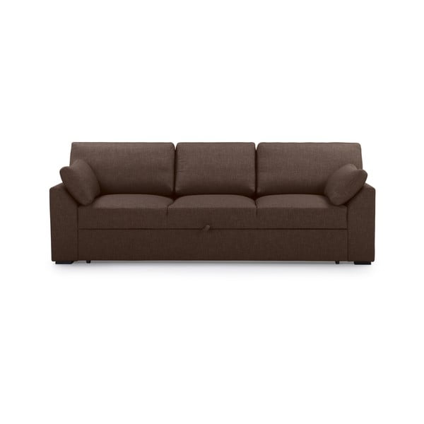 Brązowa rozkładana sofa 233 cm Janson – Scandic