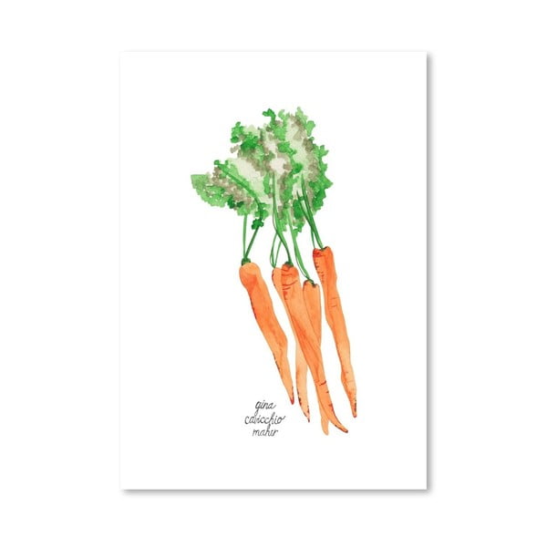 Autorski plakat Carrots, 30x42 m