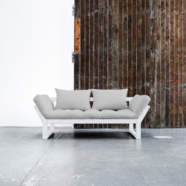 Sofa rozkładana Karup Edge White/Light Grey