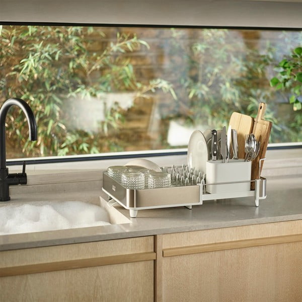 Metalowy ociekacz w kolorze srebra Extend – Joseph Joseph-image-1