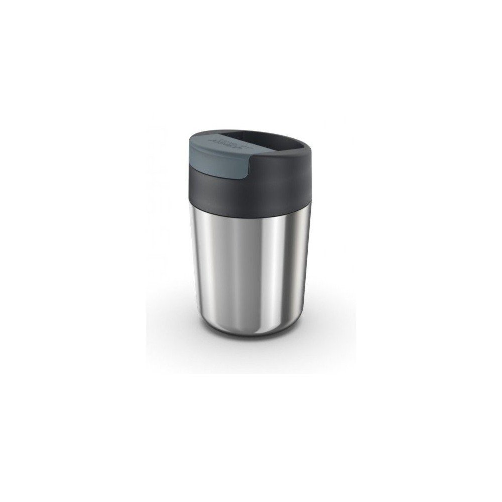Kubek podróżny w granatowo-srebrnym kolorze 340 ml Sipp – Joseph Joseph