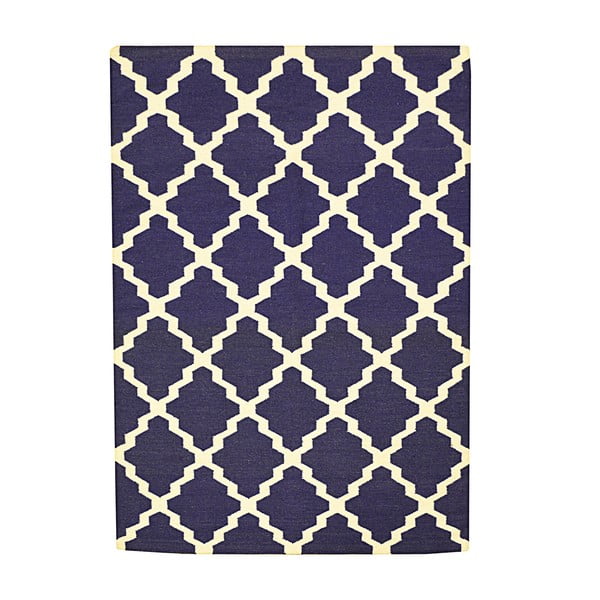 Ręcznie tkany dywan Kilim Aar Blue, 160x230 cm