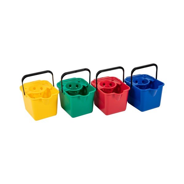 Żółte wiaderko na mopa Addis Pail & Wringer-image-1