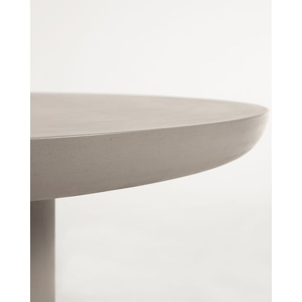 Betonowy stół ogrodowy ø 110 cm Taimi – Kave Home-image-1