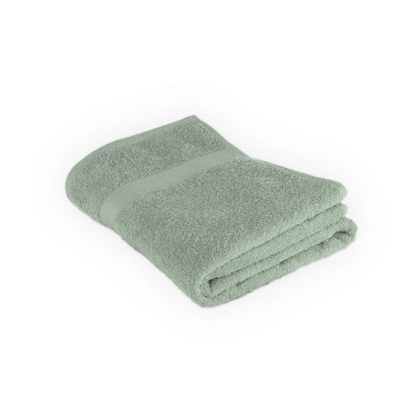 Zielony ręcznik Tiseco Home Studio, 100x150 cm