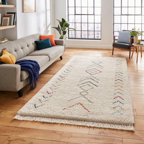 Kremowy dywan 160x220 cm Boho – Think Rugs-image-2