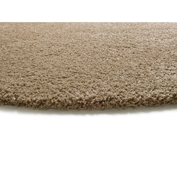 Jasnobrązowy okrągły dywan ø 130 cm Norge – Universal-image-2
