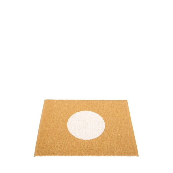 Dywan odpowiedni na zewnątrz w kolorze ochry 70x90 cm Vera Ochre – Pappelina