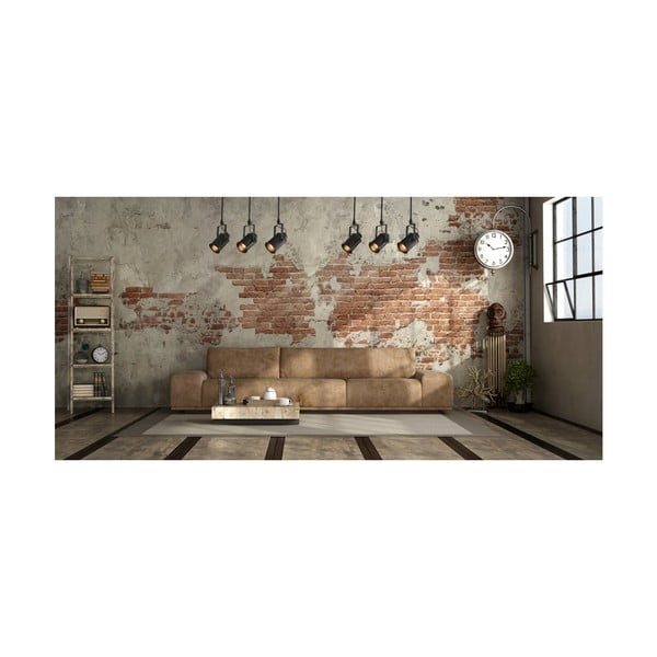 Czarna lampa sufitowa z metalowym kloszem ø 8,5 cm Demir 2 – GTV-image-1