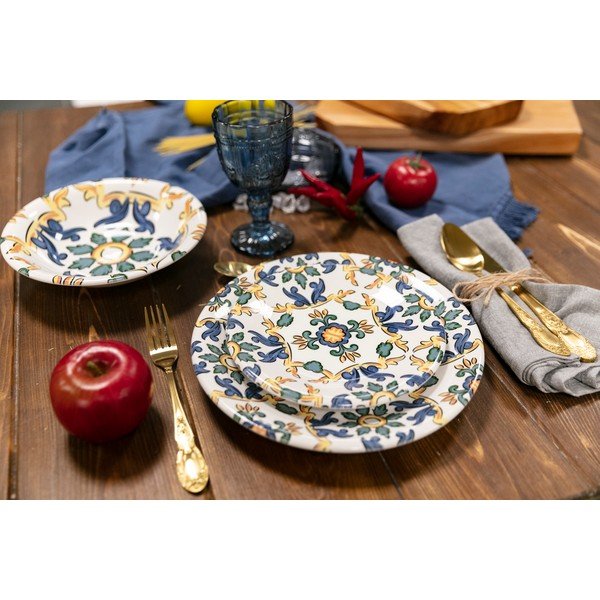 18-częściowy zestaw ceramicznych naczyń VDE Tivoli 1996 Palermo-image-1