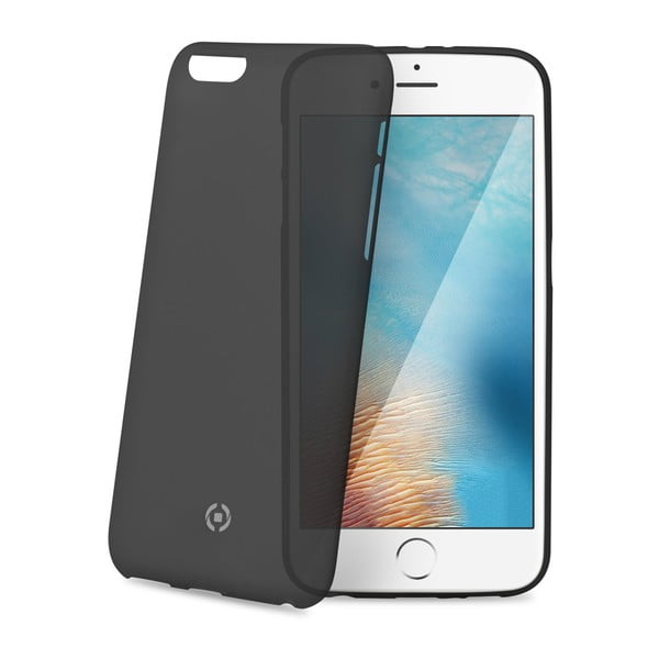 Czarne
  ultra cienkie TPU etui Celly Frost na Apple iPhone 7 Plus, 0,29 mm
