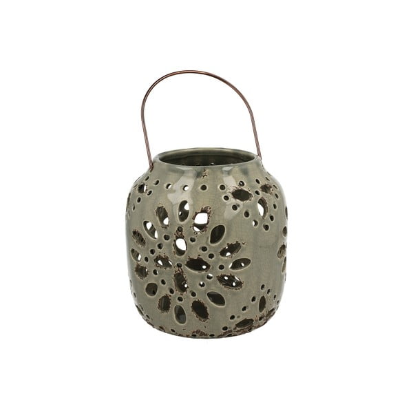 Lampion ceramiczny Olive Light, 16 cm