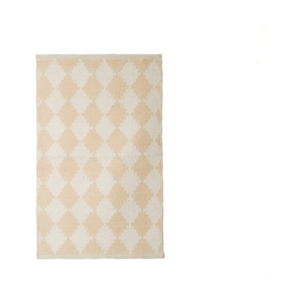 Beżowy dywan TJ Serra Diamond, 60x90 cm
