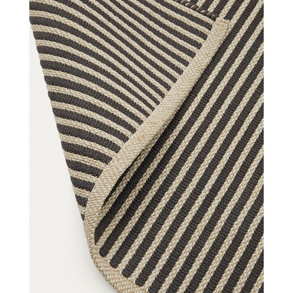 Czarno-beżowy dywan odpowiedni na zewnątrz 160x230 cm Satanca – Kave Home-image-2