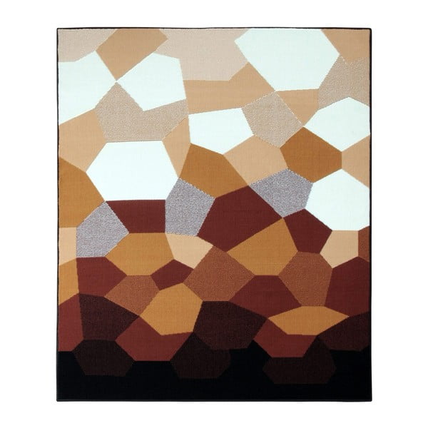 Brązowy dywan NORTHRUGS Prime Pile Abstract, 160x230 cm