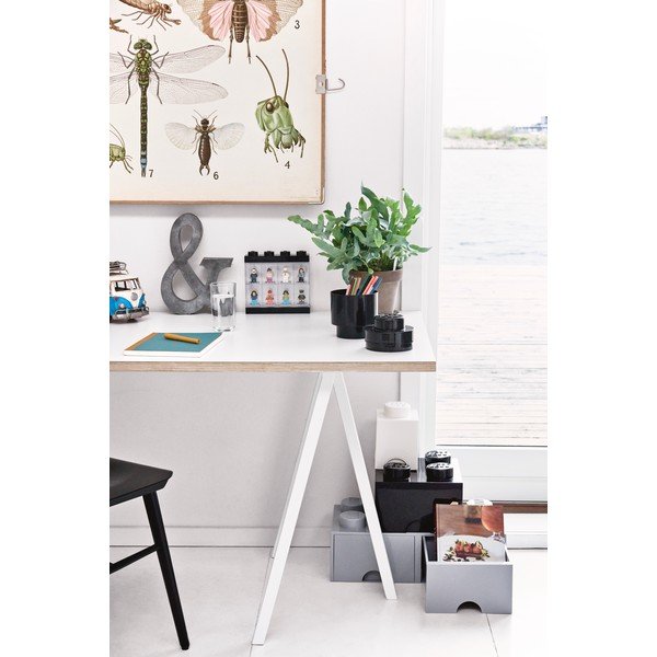 Szary kwadratowy pojemnik LEGO®-image-1