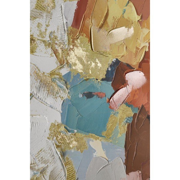 Obraz drukowany/z ręcznie malowanymi elementami na płótnie 80x80 cm Crown – Bizzotto-image-1