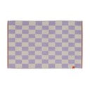 Jasnożółto-fioletowy dywanik łazienkowy z bio bawełny 50x80 cm Retro – Mette Ditmer Denmark