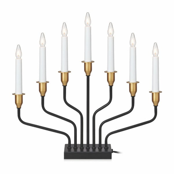 Czarna świąteczna dekoracja świetlna Brosa – Markslöjd