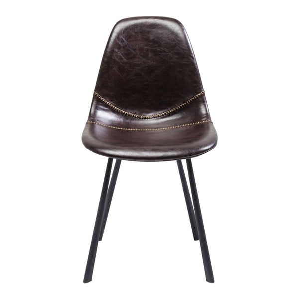 Brązowe krzesło Kare Design Lounge