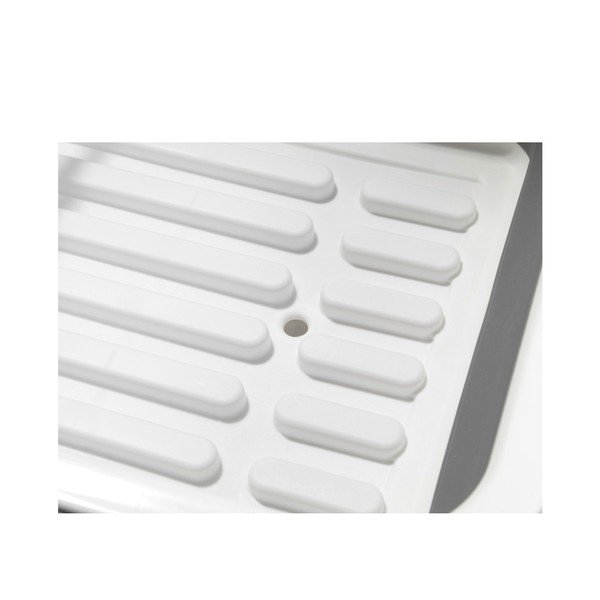 Biało-szary składany ociekacz do naczyń Wenko Rack-image-2