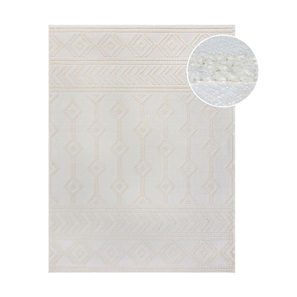 Kremowy dywan z szenilu 160x240 cm Shyla – Flair Rugs