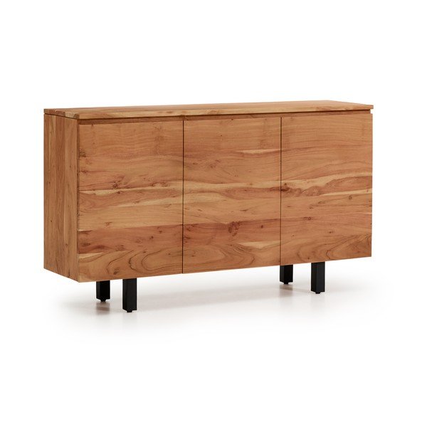 Komoda z litego drewna akacjowego w naturalnym kolorze 150x88x40 cm Uxue – Kave Home-image-2