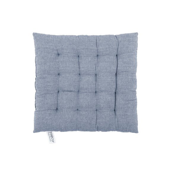 Niebieska poduszka na krzesło Tiseco Home Studio, 40x40 cm-image-1