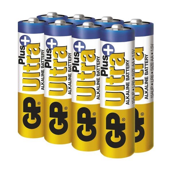 Zestaw 8 baterii alkalicznych EMOS GP Ultra Plus AA-image-2