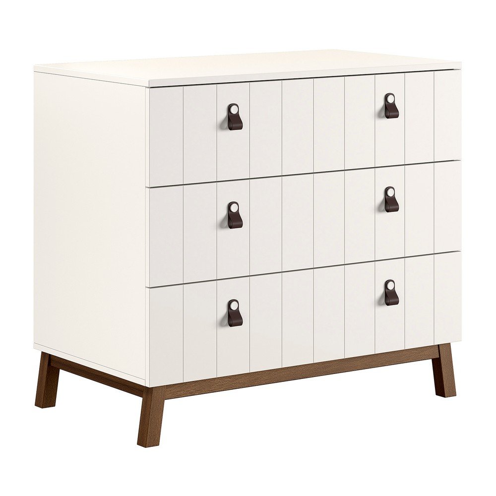 Beżowa komoda dziecięca 98,5x89x57 cm Sezane – Vipack