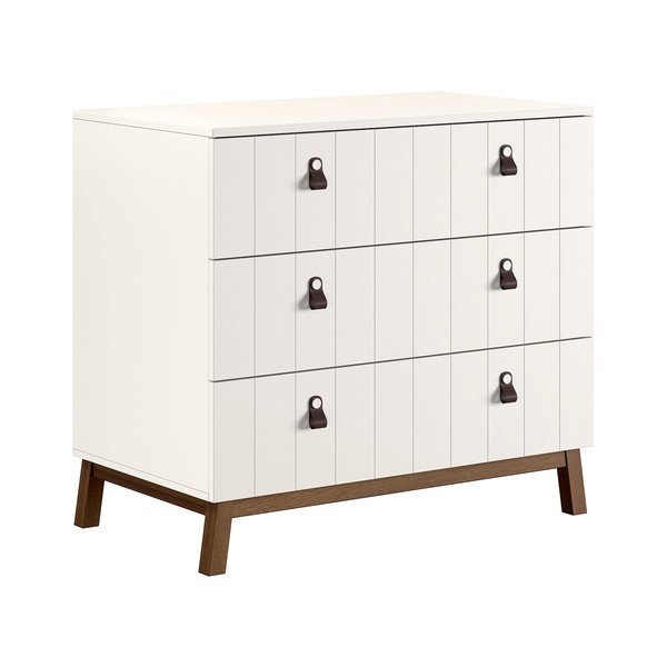 Beżowa komoda dziecięca 98,5x89x57 cm Sezane – Vipack