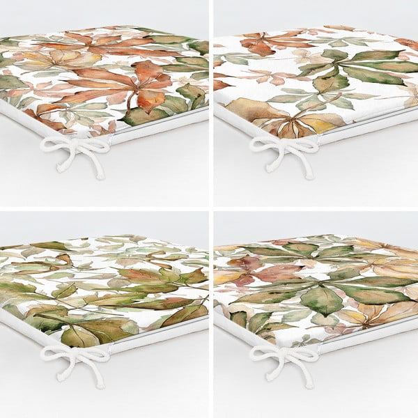 Poduszki na krzesła zestaw 4 szt. 40x40 cm Autumn – Mila Home-image-2