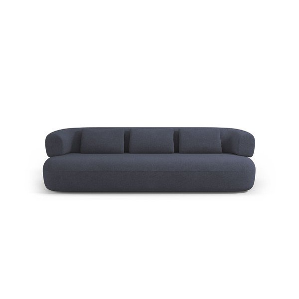 Ciemnoniebieska sofa z materiału bouclé 200 cm Jenny – Micadoni -image-3