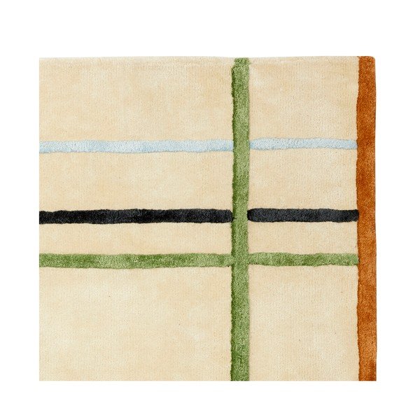 Beżowy dywan z domieszką bawełny Hübsch Ester, 120x180 cm-image-2