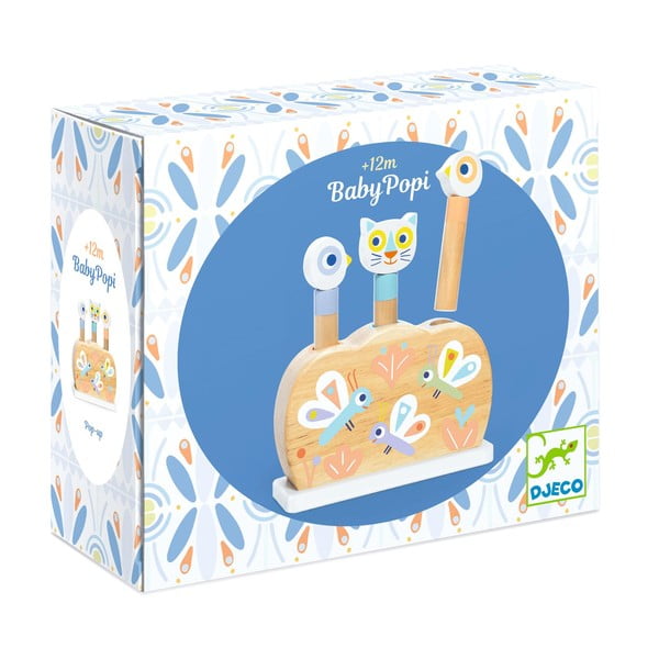Drewniana zabawka z wyskakującymi zwierzątkami Djeco-image-1