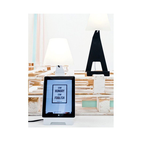 Czarna lampa stołowa Tablet-image-2
