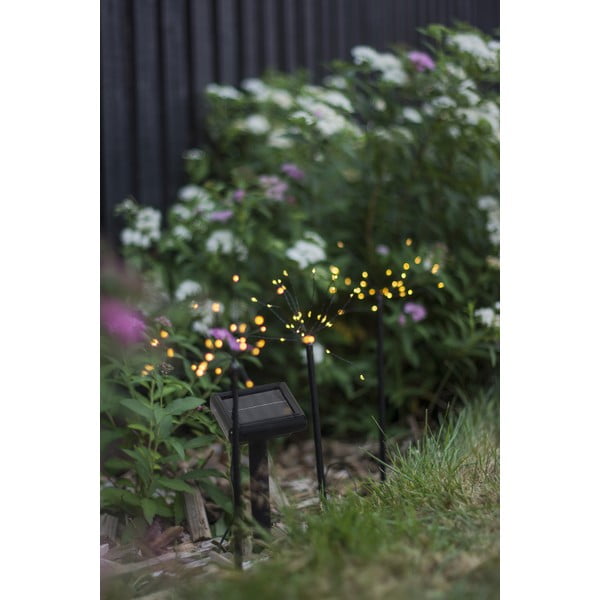 Zewnętrzne lampy solarne LED wbijane zestaw 3 szt. (wysokość 40 cm) Firework  – Star Trading-image-4
