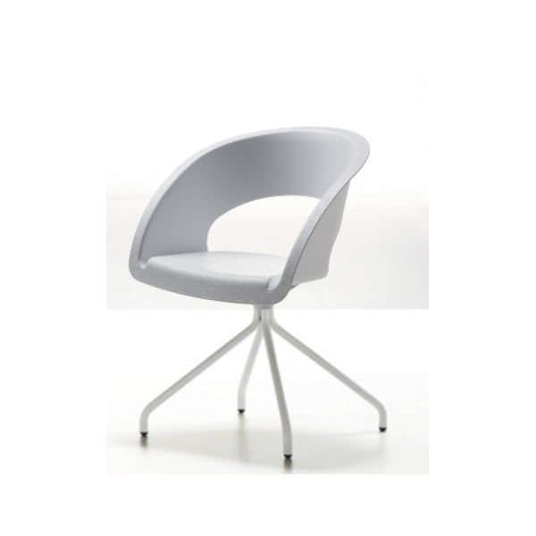 Białe krzesło biurowe Zago Que Three