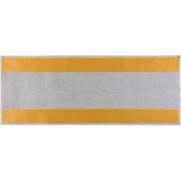 Jasnoszare bawełniane dywaniki na schody zestaw 16 szt. 25x65 cm Kumsal Bej – Vitaus-image-1