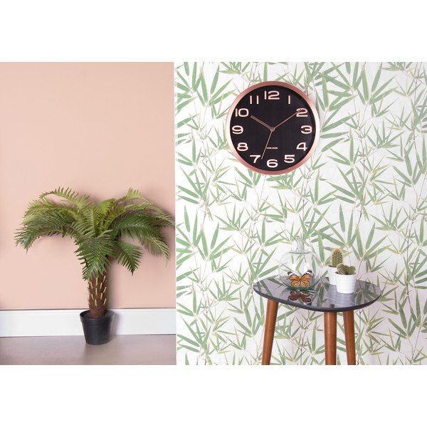 Czarny zegar Present Time Maxie Copper-image-3