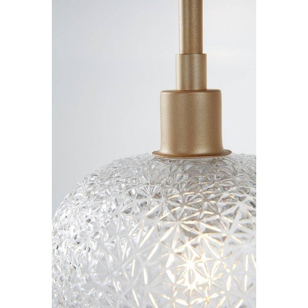 Szklana lampa wisząca w kolorze złota ø 15 cm Frost – Jotex-image-3
