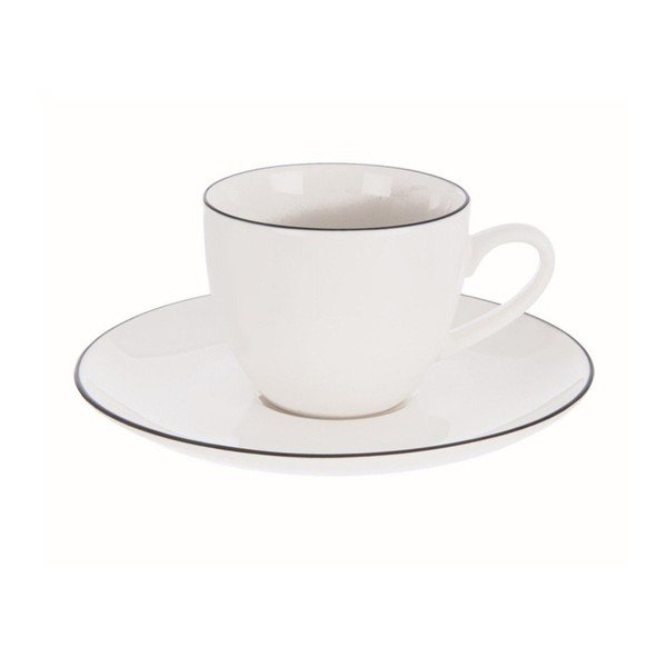 Biała porcelanowa filiżanka na espresso 100 ml Decora – Orion