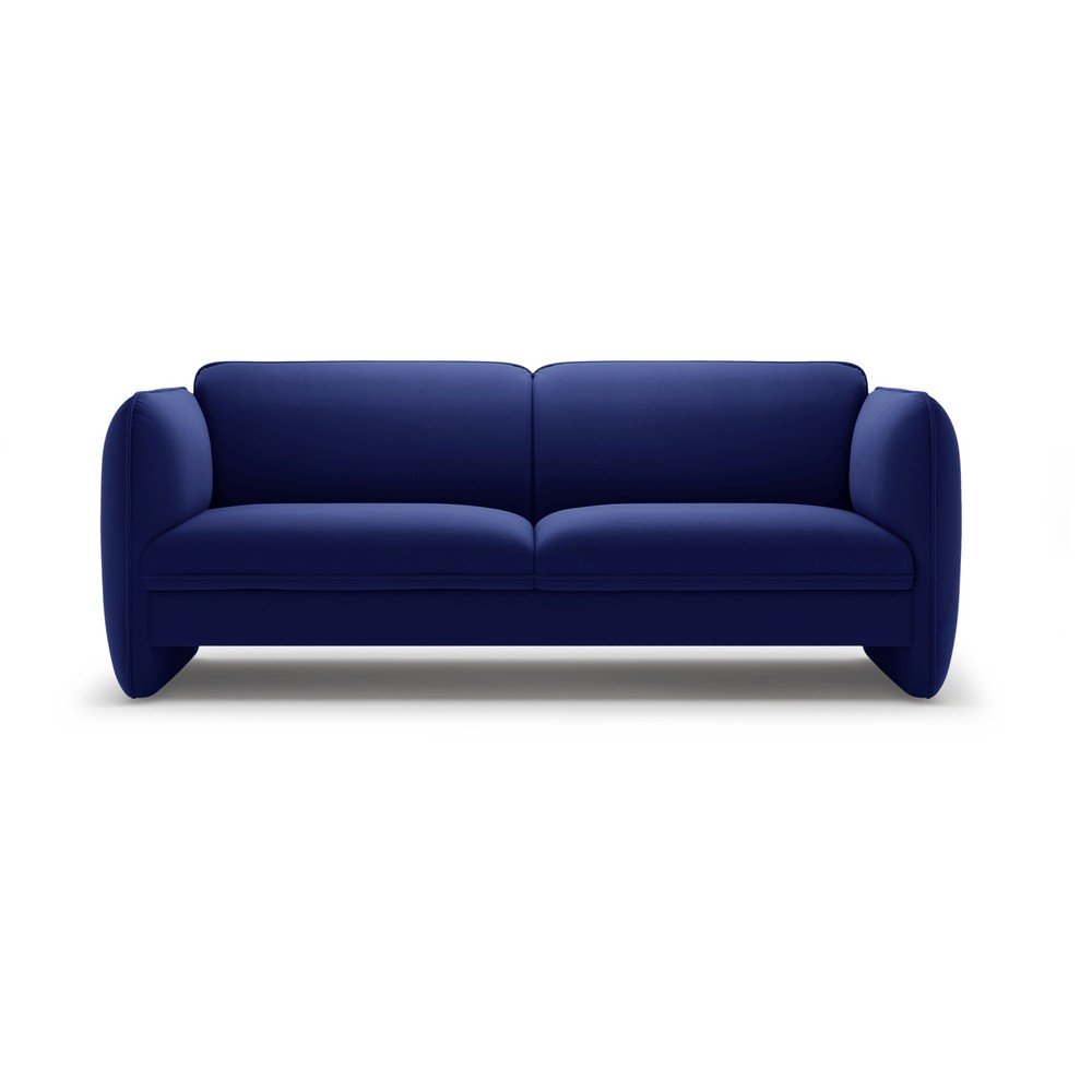 Niebieska aksamitna sofa 204 cm Georgia – Micadoni