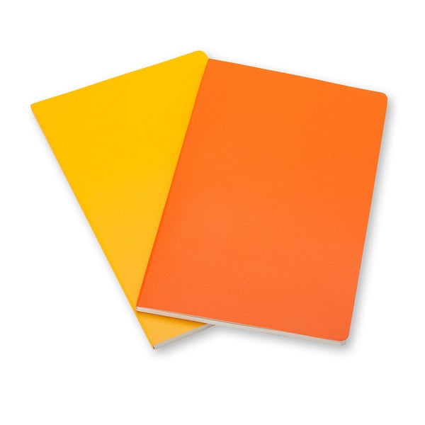 Zestaw 2 notesów  Moleskine Orange, w linie 6,5x10,5 cm