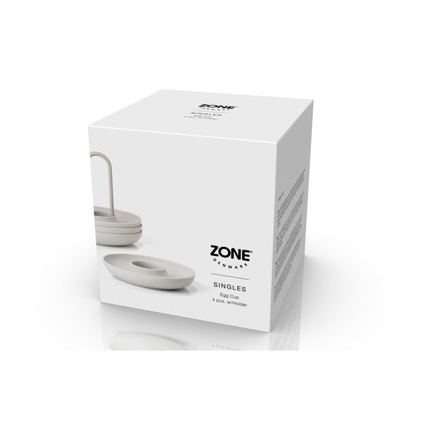 Metalowe kieliszki na jajka zestaw 4 szt. Singles – Zone-image-4