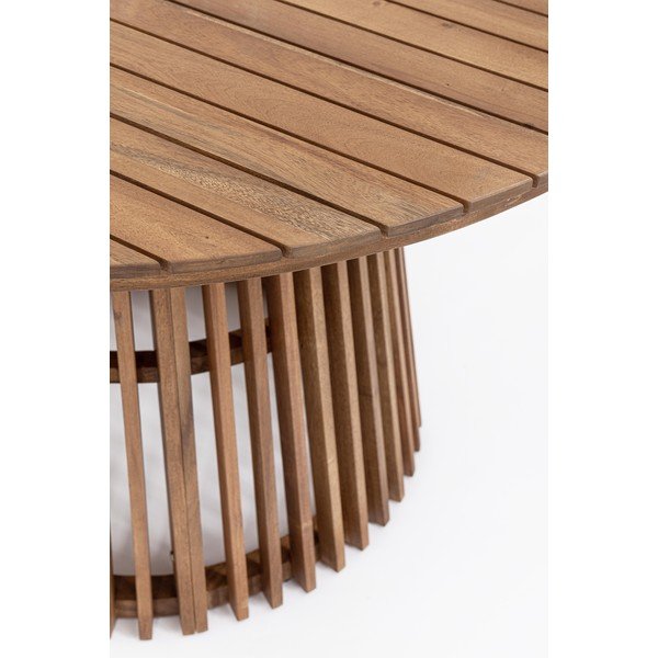 Okrągły stół ogrodowy z litego drewna akacjowego ø 120 cm Rodano – Bizzotto-image-4